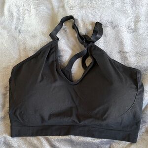 YITTY Black Seamless Bralette with Adjustable Straps